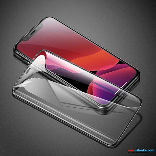 Baseus set of 2x Full Screen glass with 0.3mm frame 9H iPhone 11 Pro Max / iPhone XS Max + black positioner 